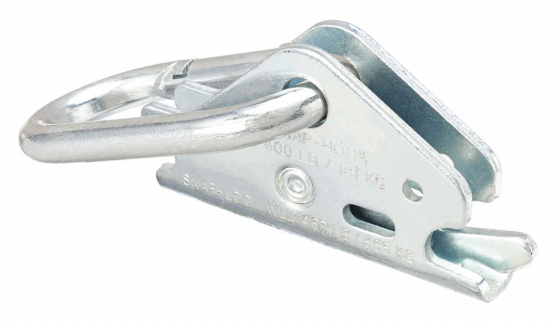 LOGISTIC E-FITTING SNAP-HOOK,STEEL,300LB