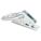E-FITTING WITH CARABINER, 1½ IN W, 300 LB CAPACITY, STEEL