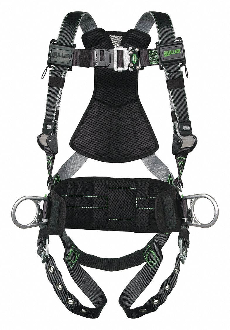 Full Body Harness: Positioning, Vest Harness, Quick-Connect / Tongue, Cam, 2XL/3XL, Cam