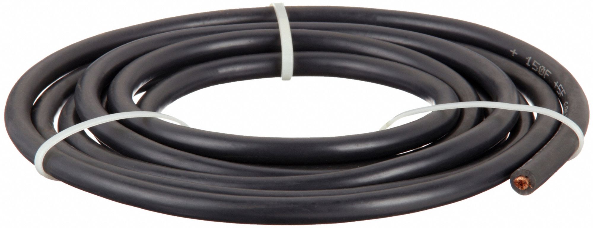 Battery Jumper Cable: 6 ga, 120 in Cable Lg, Black, 37 A Max Current