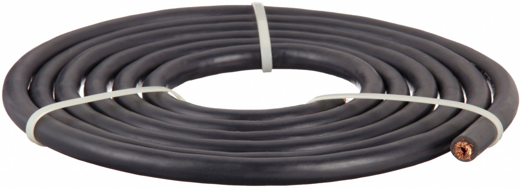 Battery Jumper Cable: 1 ga, 120 in Cable Lg, Black, 119 A Max Current