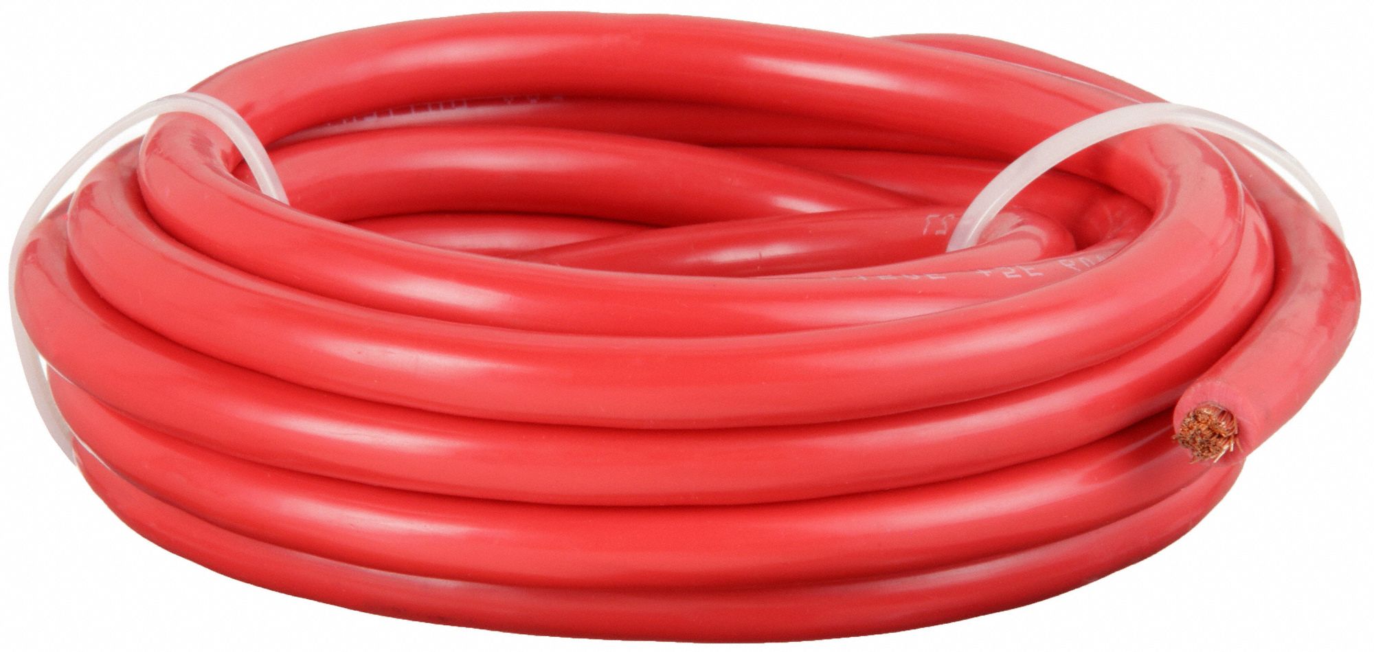Battery Jumper Cable: 4 ga, 120 in Cable Lg, Red, 60 A Max Current