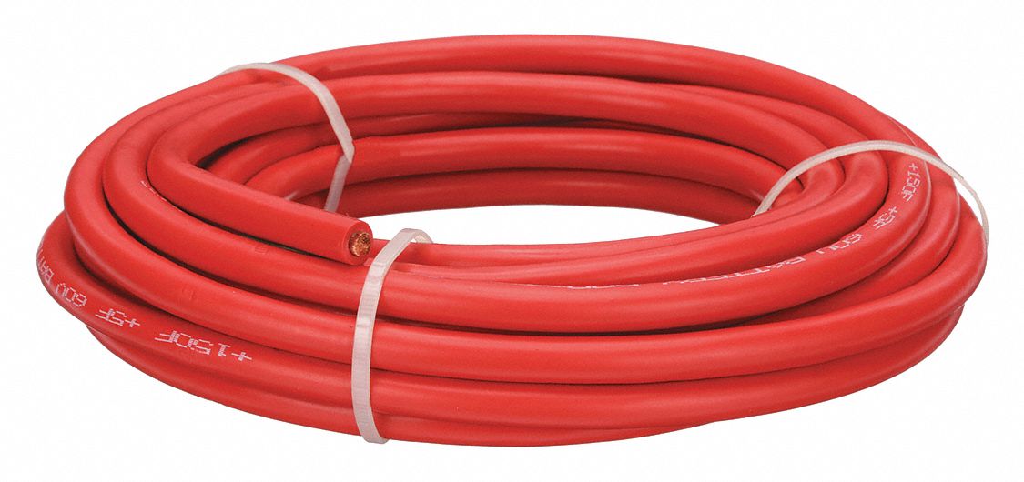 Battery Cable,4/0 ga,100ft.,Red