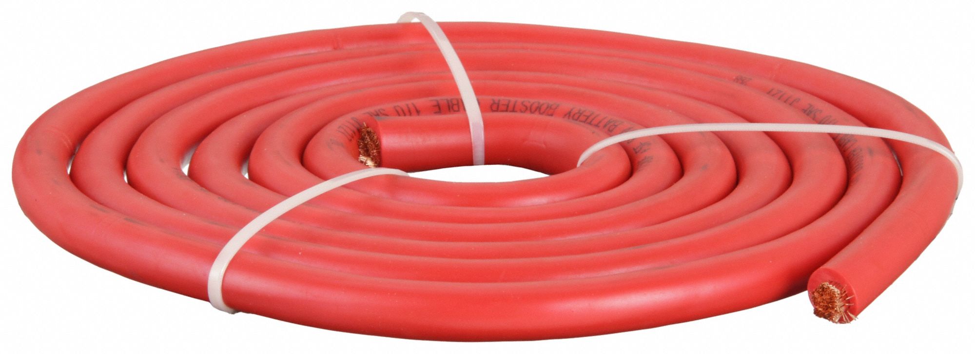 Battery Jumper Cable: 1/0 ga, 120 in Cable Lg, Red, 150 A Max Current