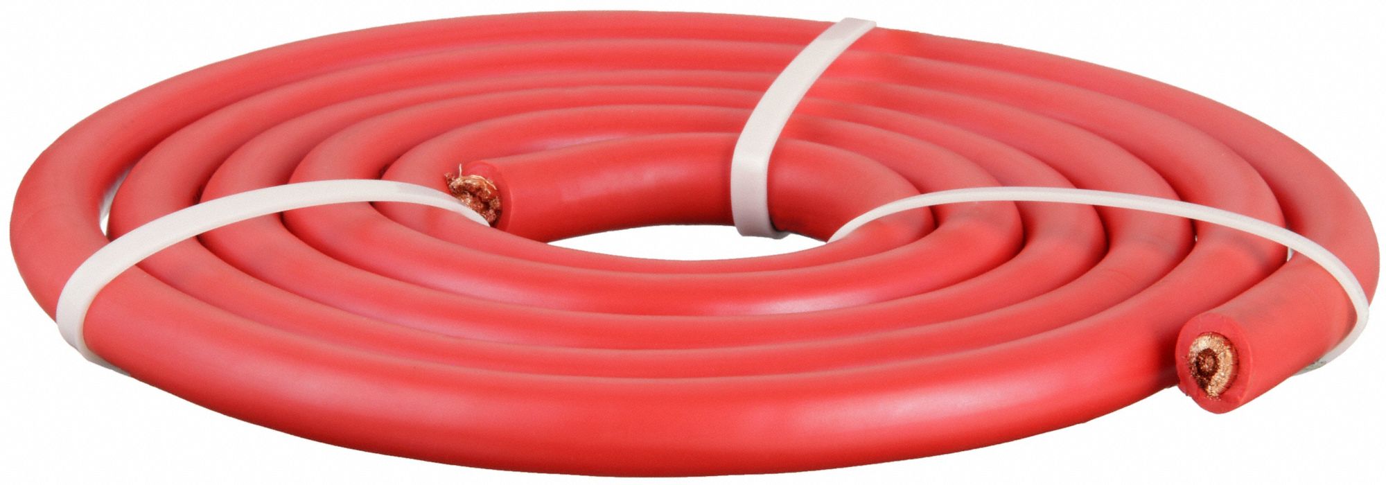 Battery Jumper Cable: 3/0 ga, 120 in Cable Lg, Red, 239 A Max Current