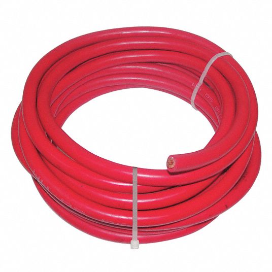 WESTWARD Battery Cable, 2/0 ga, 25ft., Red 19YD8519YD85 Grainger