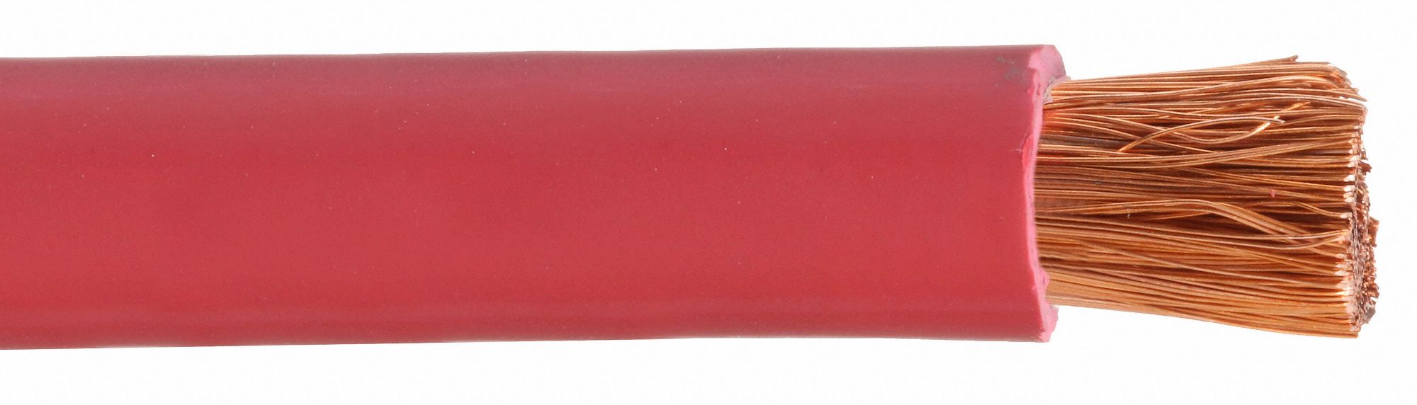 WESTWARD Welding Cable, 4/0, Neoprene Insulation Material, Red, 100 ft