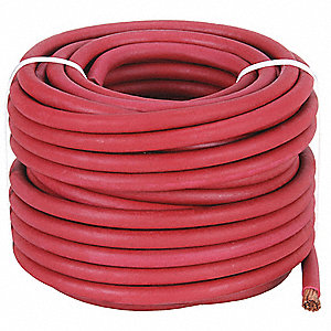 WELDING CABLE 2/0 100 FT RED JKT