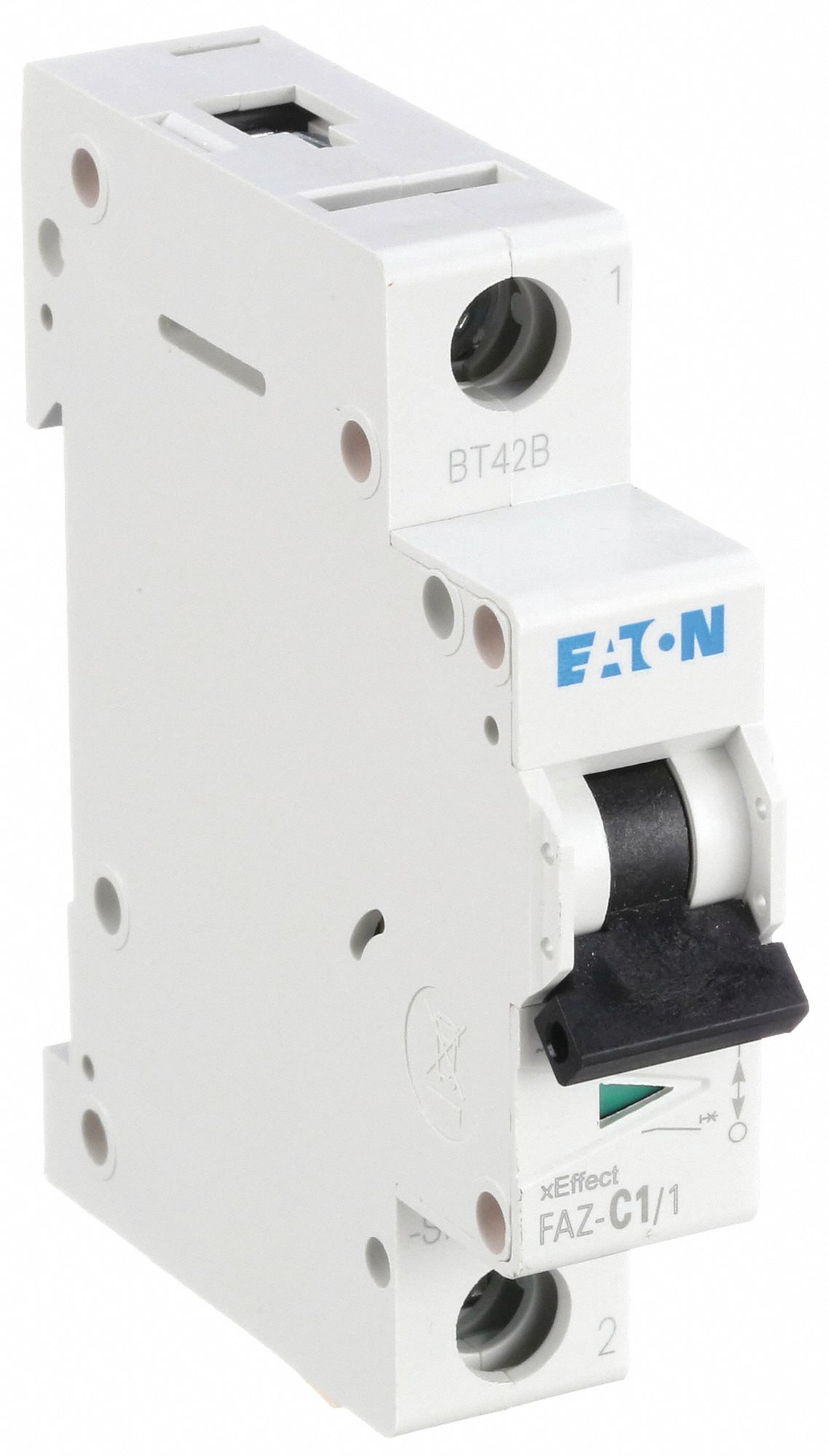 IEC Supplementary Protector: 1 A Amps, 48V DC, 15kA at 277V AC, Lug, C