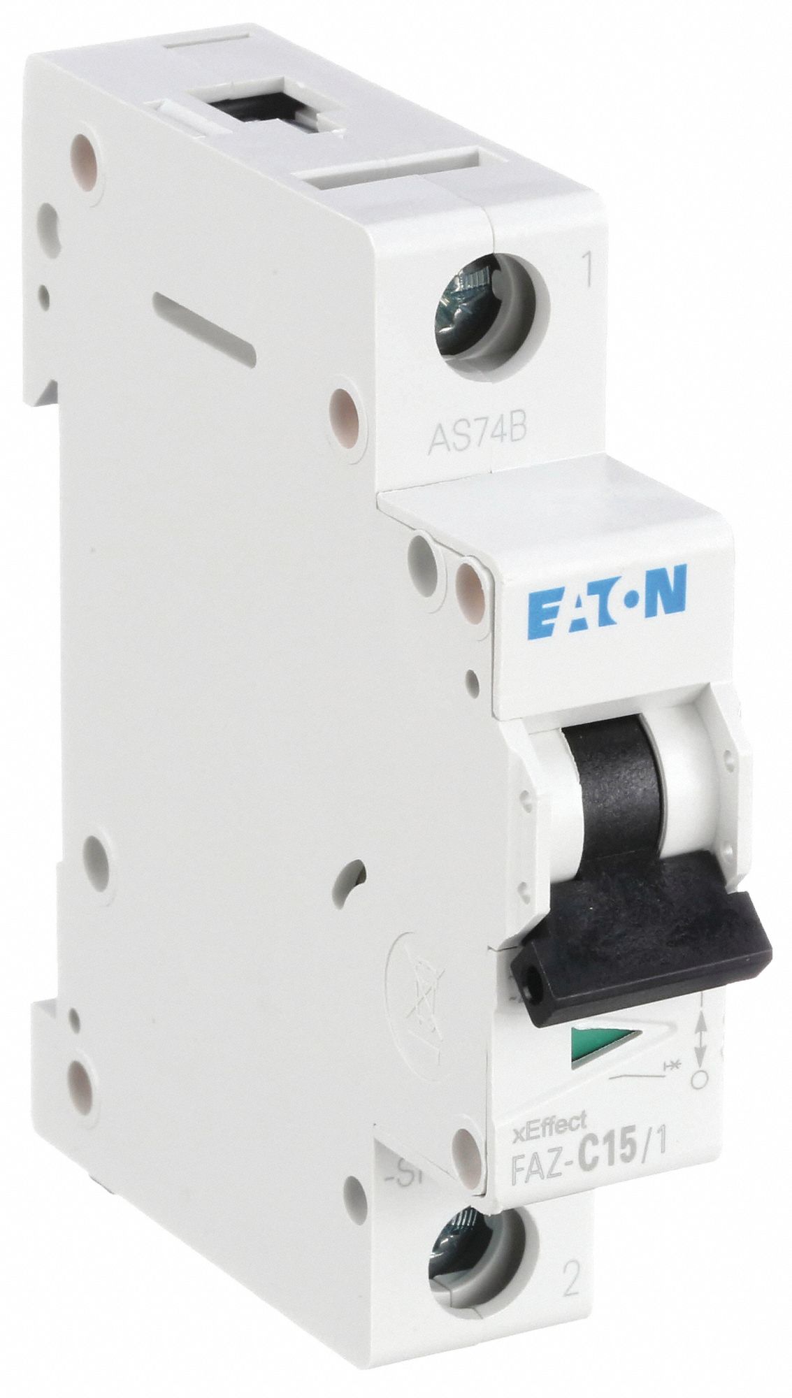 IEC Supplementary Protector: 15 A Amps, 48V DC, 15kA at 277V AC, Lug