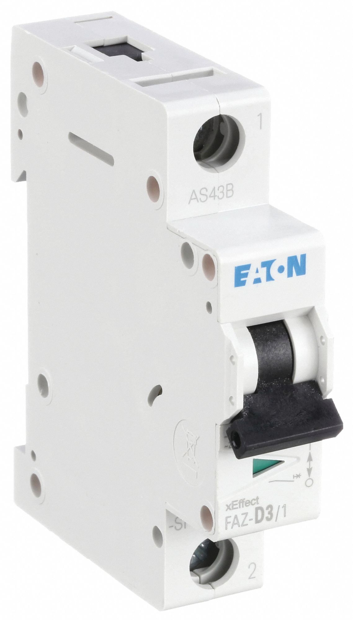 IEC Supplementary Protector: 3 A Amps, 48V DC, 15kA at 240/415V AC, Lug