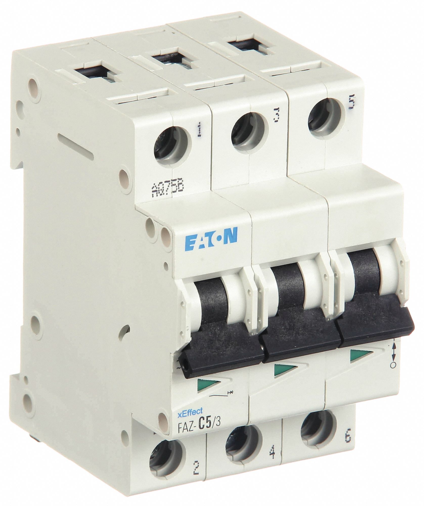 IEC Supplementary Protector: 5 A Amps, 96V DC, 15kA at 415V AC, Lug, FAZ, 277/480V AC