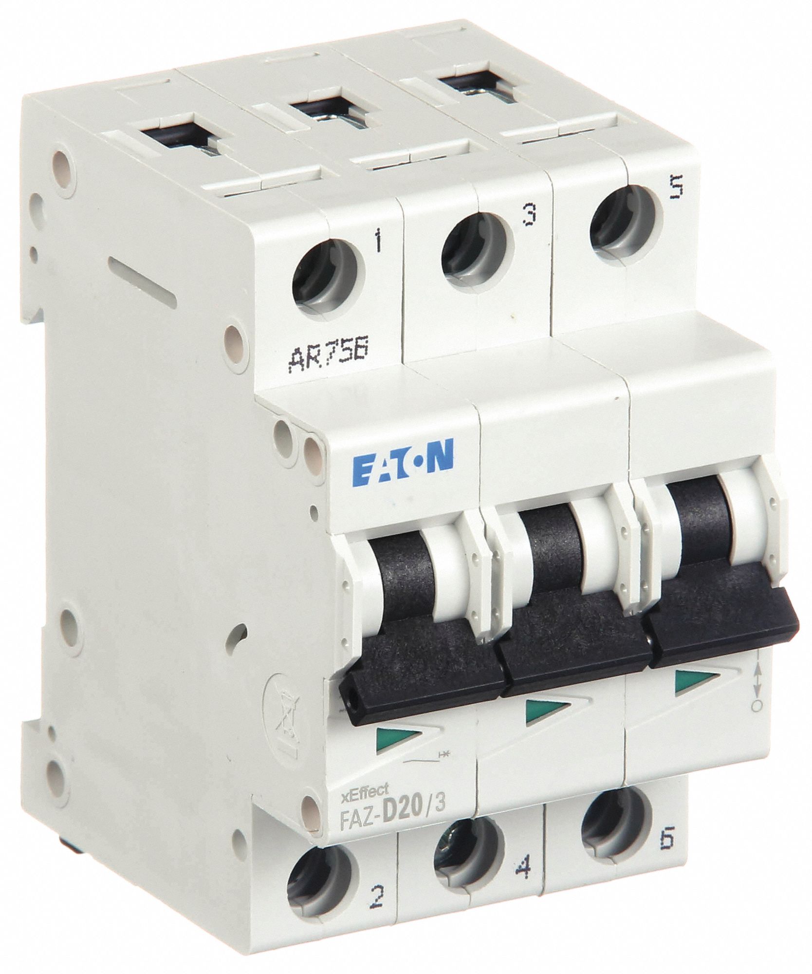 IEC Supplementary Protector: 20 A Amps, 96V DC, 15kA at 240/415V AC, Lug, FAZ, 277/480V AC