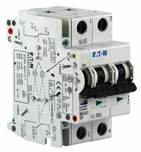 Precious Dairy products concert EATON Auxiliary Contact: 2 A Amps, FAZ Circuit Breakers, 250V AC, Auxiliary  Contact - 19YF75|FAZ-XHIN11 - Grainger