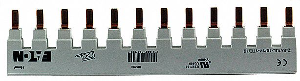 1-Pole Bus Bar with 12 Terminals, 80 Amps, Frame Type: 40A