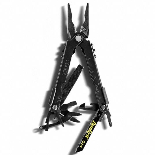 GERBER, Multi-Tool Plier, 12 Tools, Multi-Tool - 19YH58