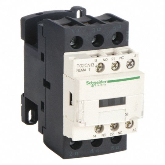 reposo Norma Hay una tendencia SCHNEIDER ELECTRIC, 1 NEMA Contactor Size, 27 A Full Load Amps, NEMA  Magnetic Contactor - 19YH85|T02CN13G7 - Grainger