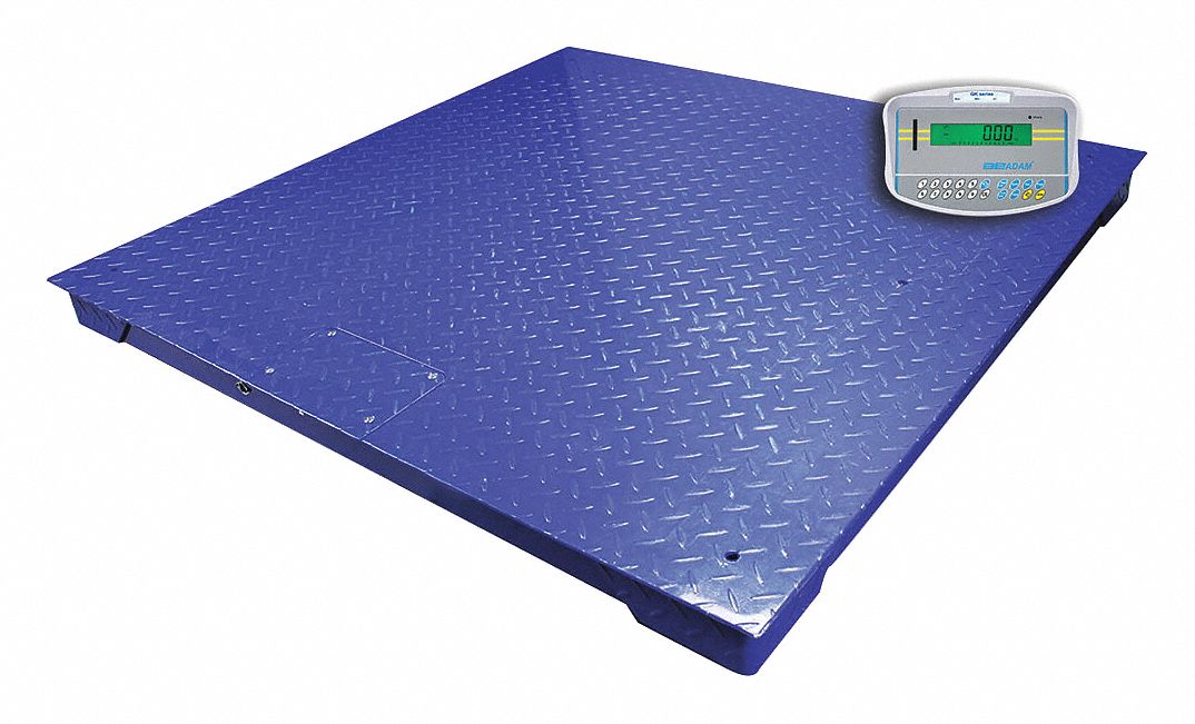 ADAM EQUIPMENT Floor Scale, Pallet Weighing, Digital Scale Display, Weighing Units kg, g