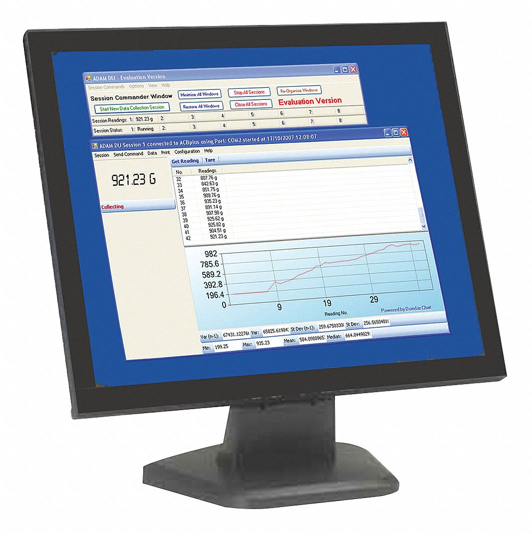 Adam equipment 600002028 adam data collection software 19yp09