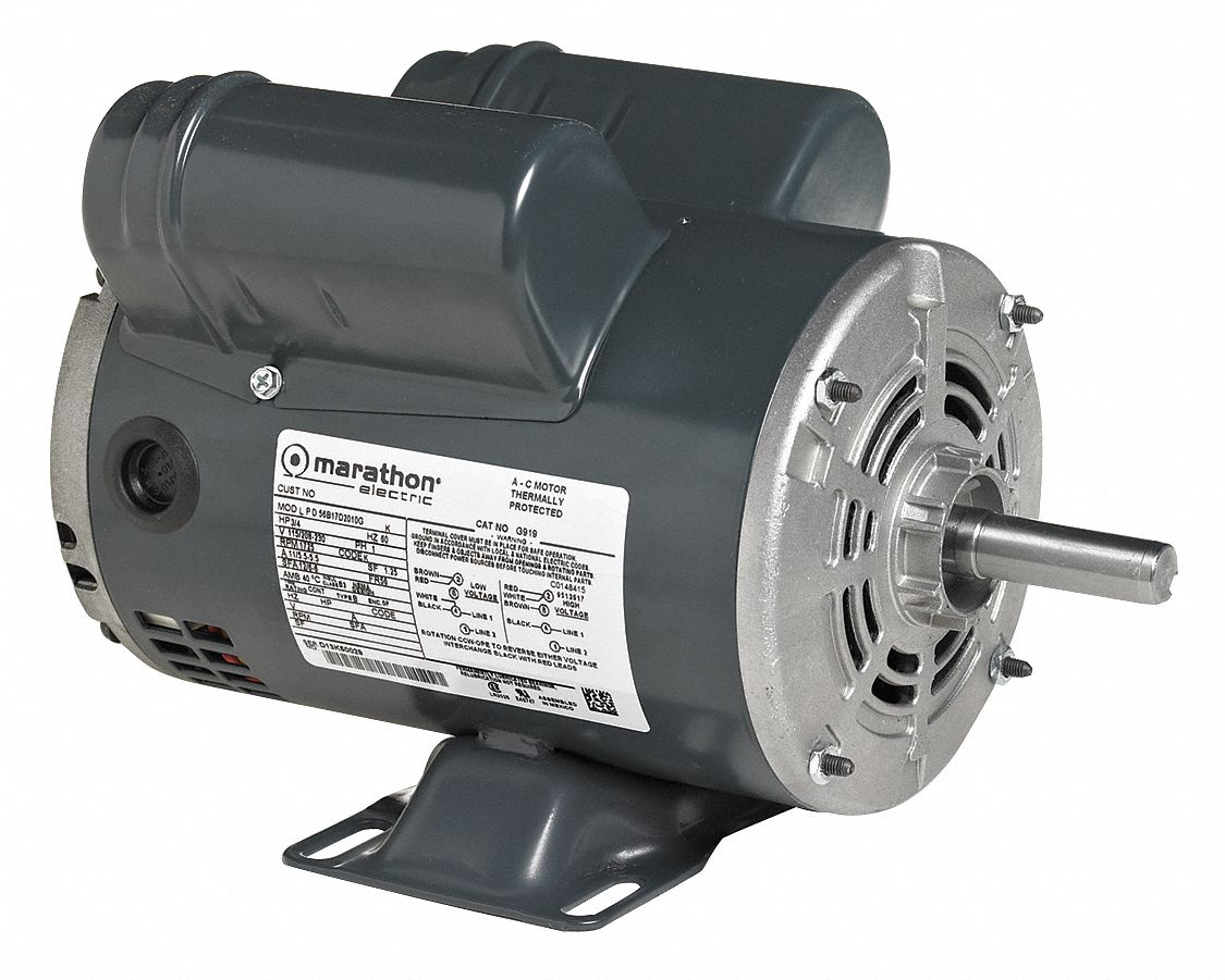 3K788 - Air Compr Motor 3 HP 3450 rpm 230V 56