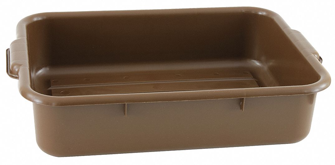 19YU55 - H6051 Bus Tub Polypropylene Brown