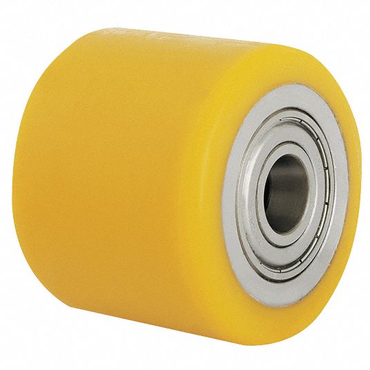 GRAINGER APPROVED Polyurethane Tread on Steel Core Wheel for Pallet