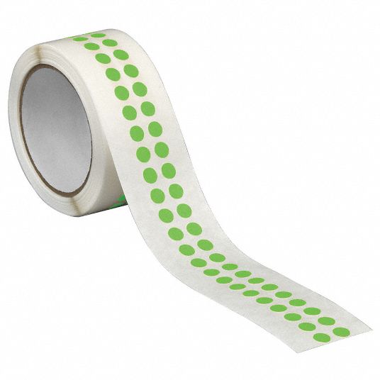 1/2 Round High Temp Polyester Masking Heat Tape Discs/Dots for