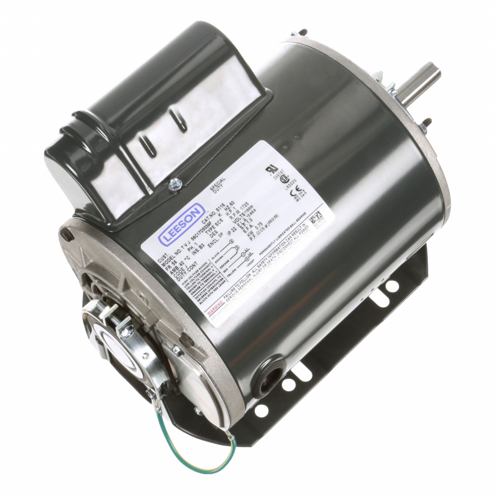 GeneralPurposeMotor 1hp 1725RPM 56