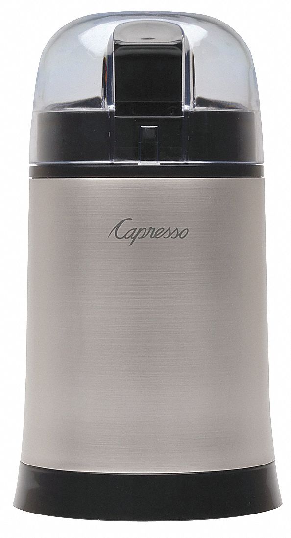 CAPRESSO, 0.2 lb Capacity, Single Hopper, Coffee and Spice Grinder
