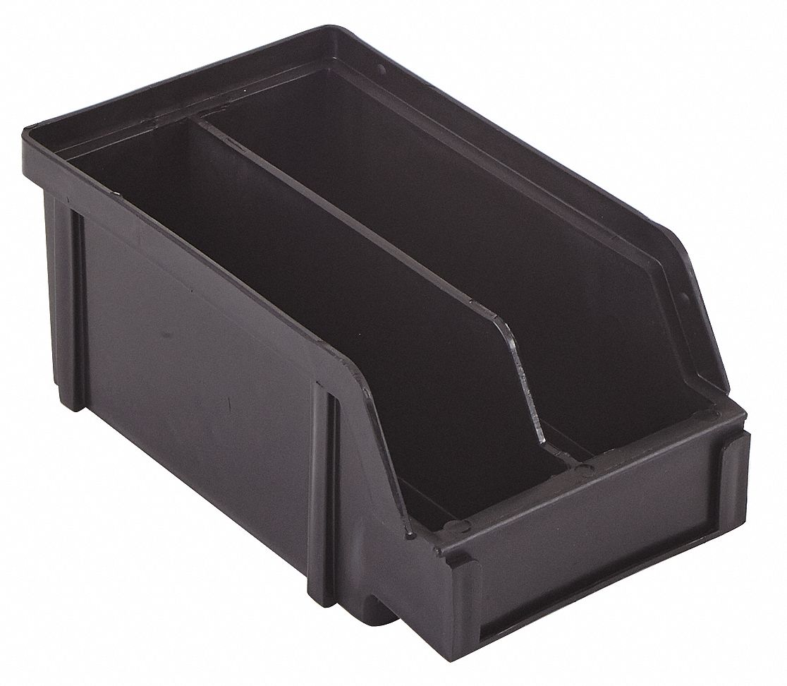 LEWISBINS ESD Conductive Stack and Hang Bin 4 in Outside Wd, 3 in