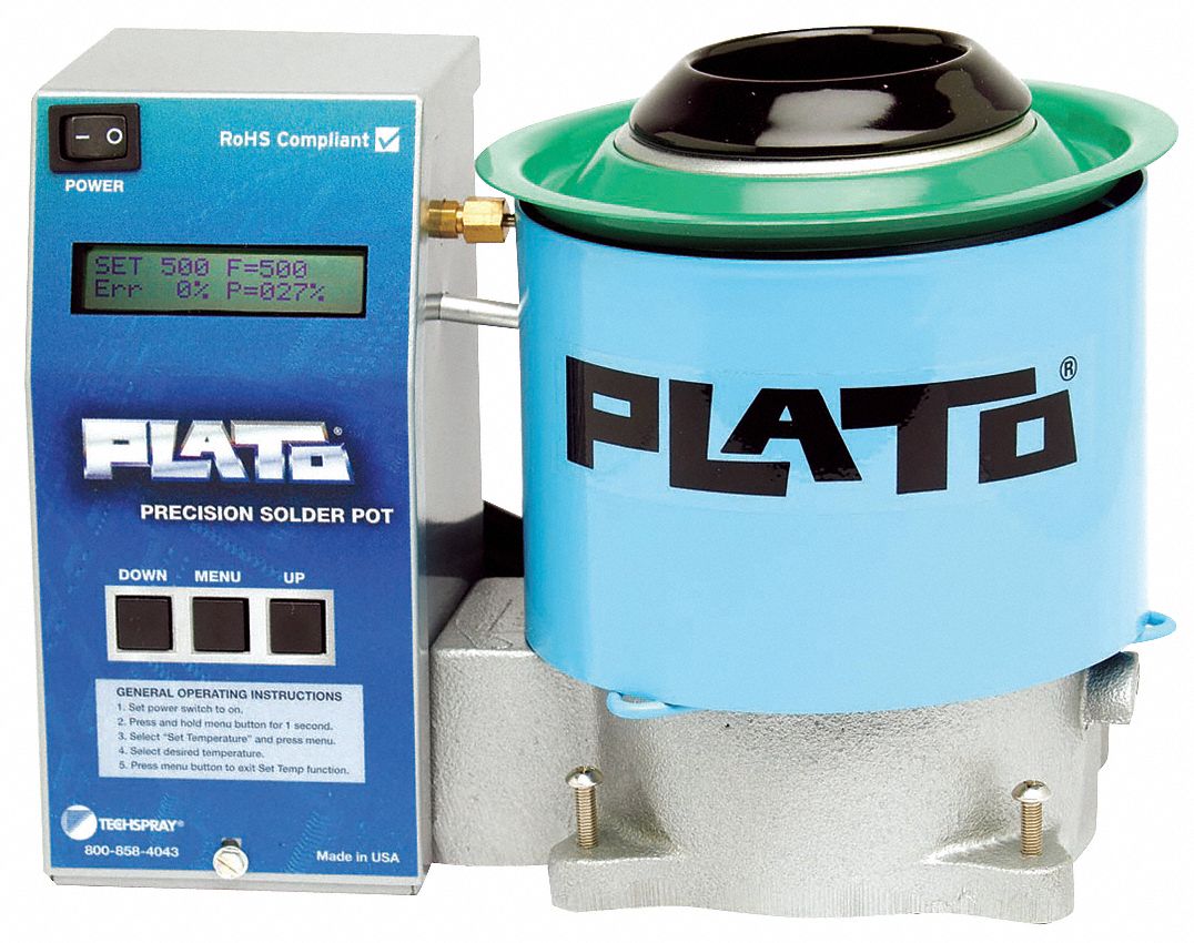 Solder Pot,Electronic,350W,120VAC Grainger