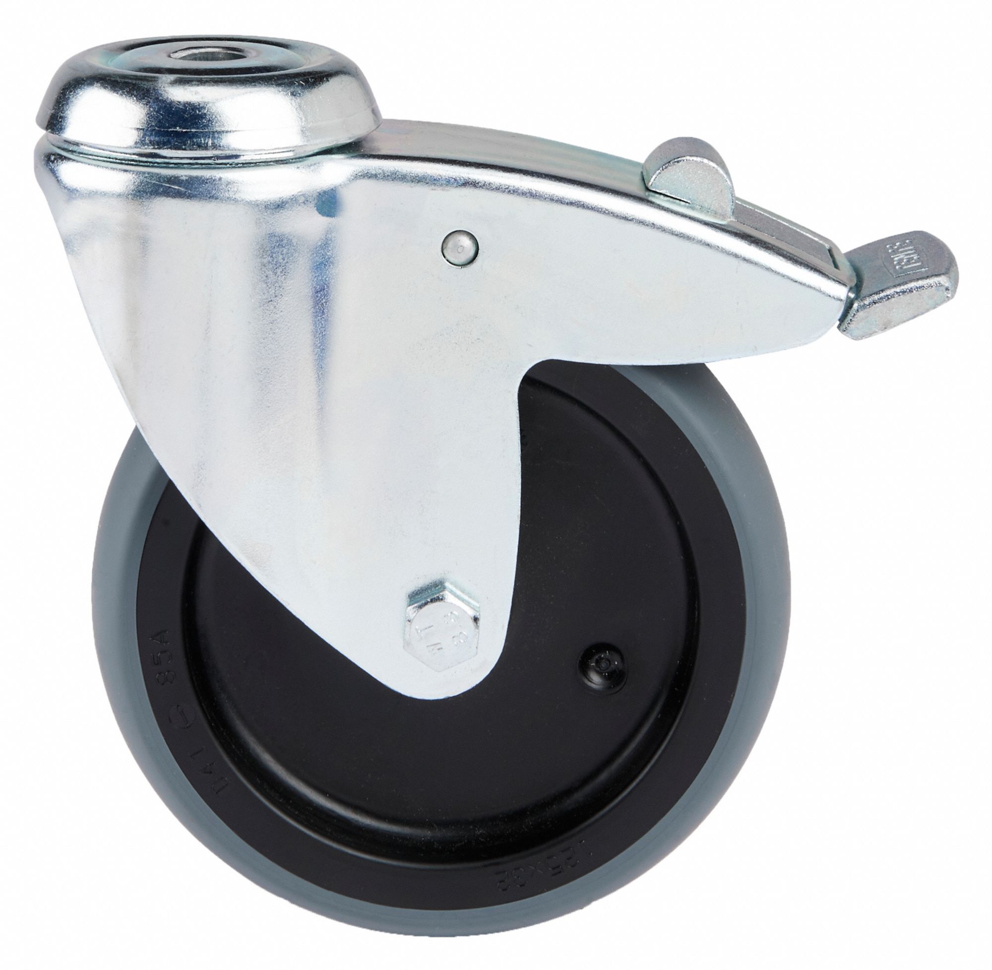 Swivel Caster 5" with Lock: Fits Crown Verity Brand, For 5YGH0/5YGH2/5YGH3/5YGH4/5YGH5