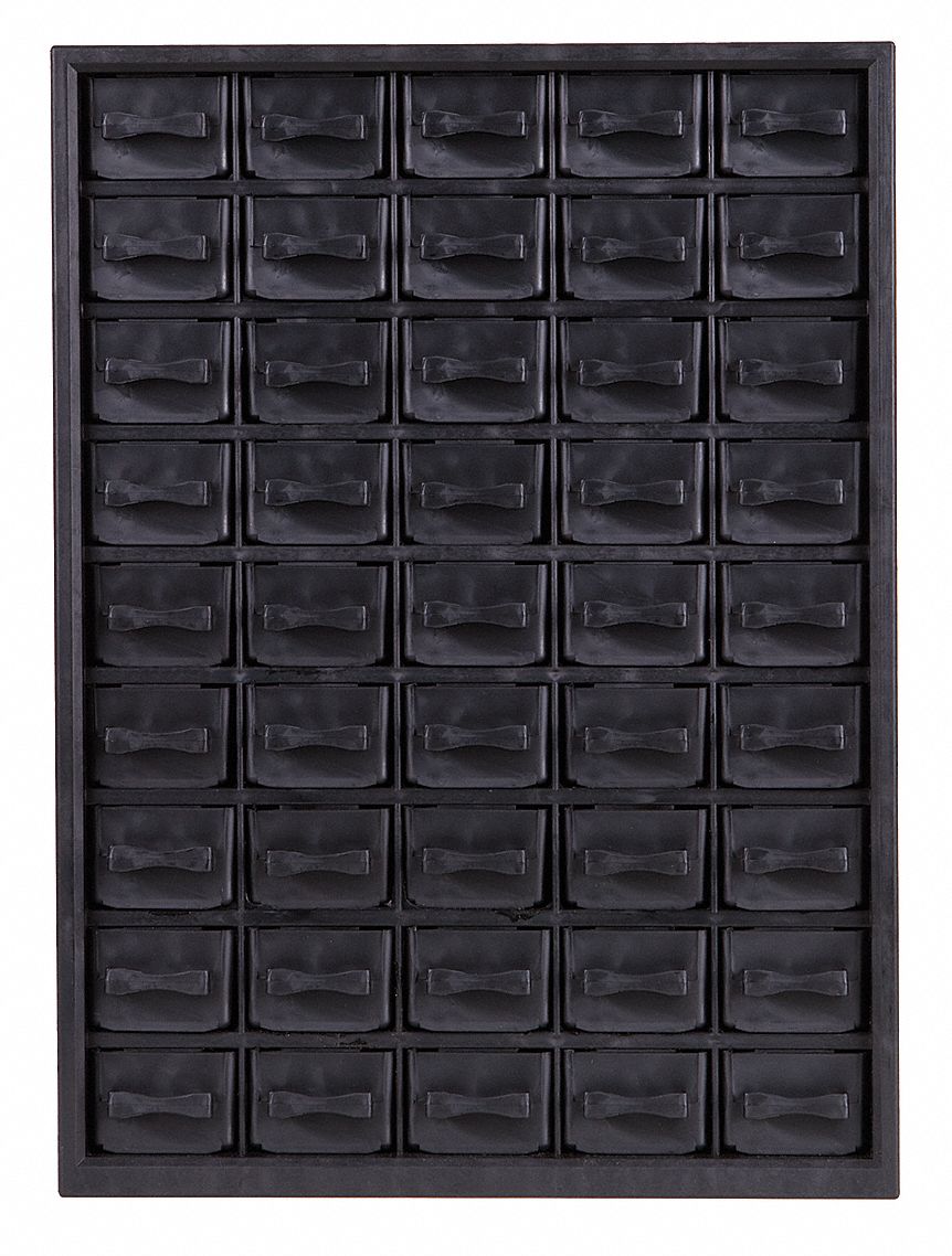 FLAMBEAU Polystyrene Drawer Bin 12 inW x 6 1/4 inD x 16 1/2