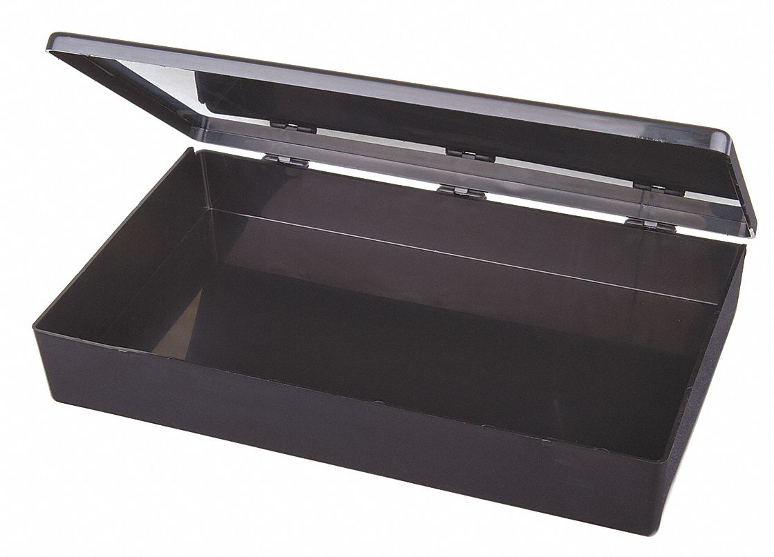 FLAMBEAU, 10 3/4 in x 1 7/8 in, Black, ESD Storage Box - 19YZ93|C601 ...