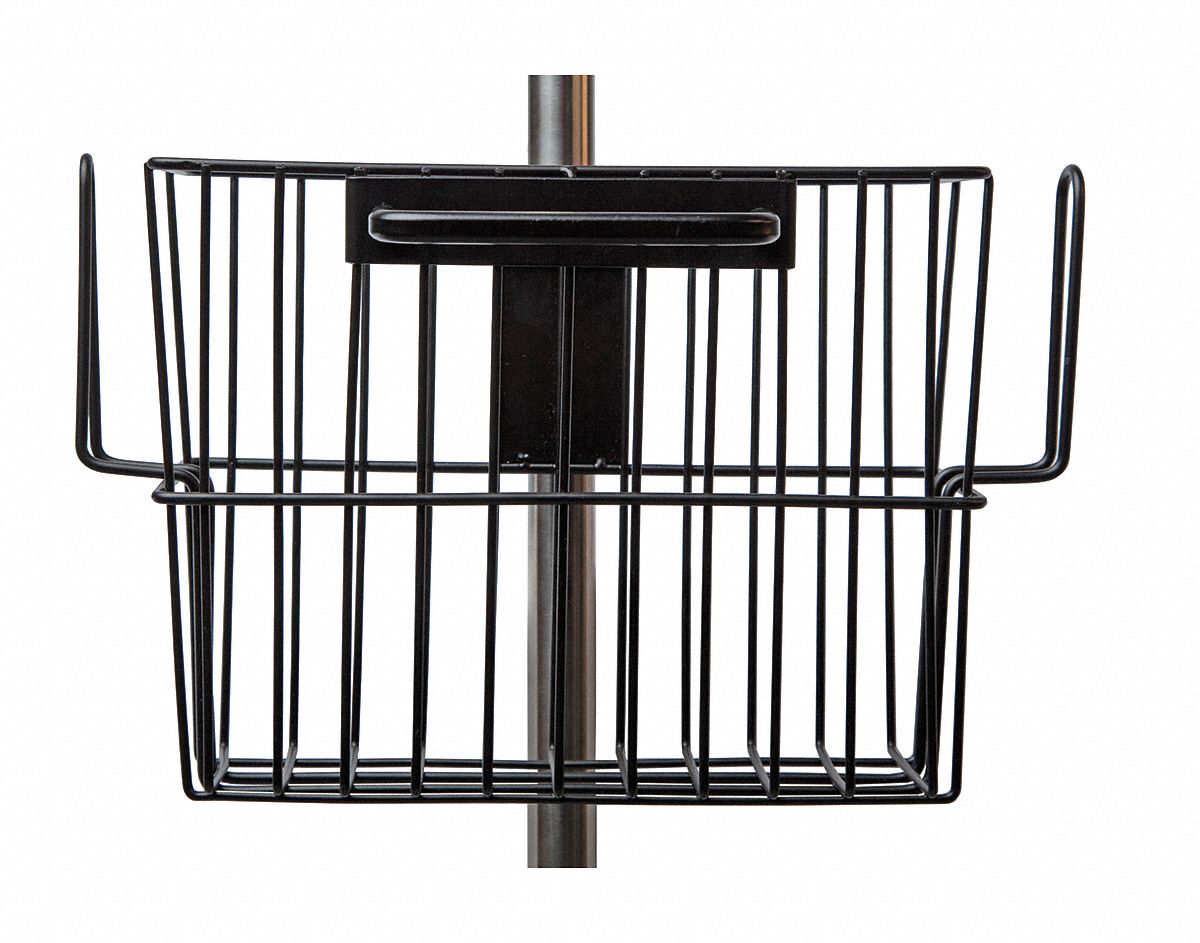 Basket: Stainless Steel, Black