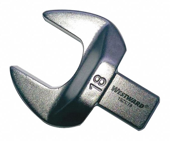 WESTWARD Interchangeable Torque Wrench Head 9mm x 12mm Drive Size, 18