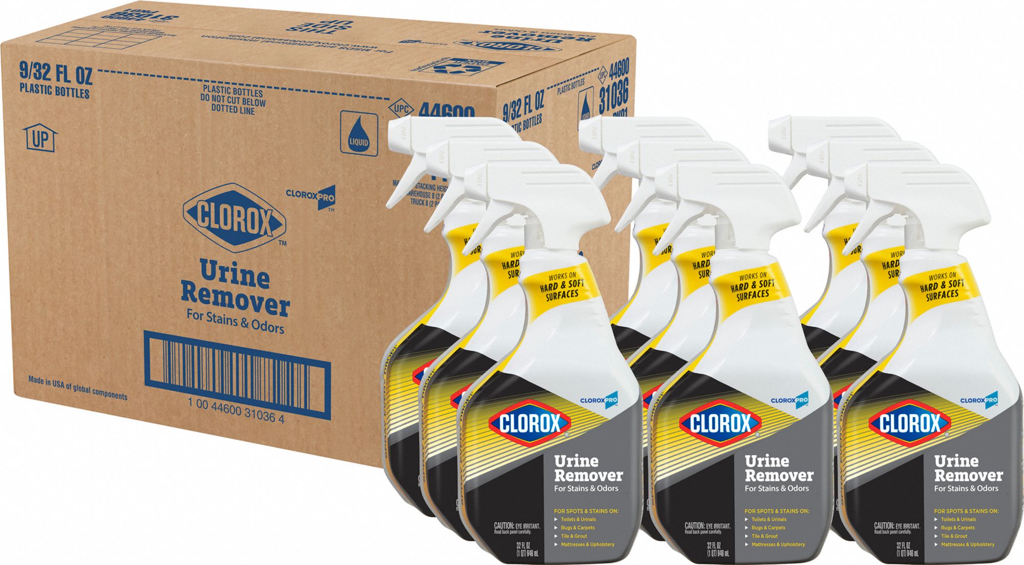 CLOROX Urine Remover Trigger Spray Bottle, 32 oz Container Size, Ready