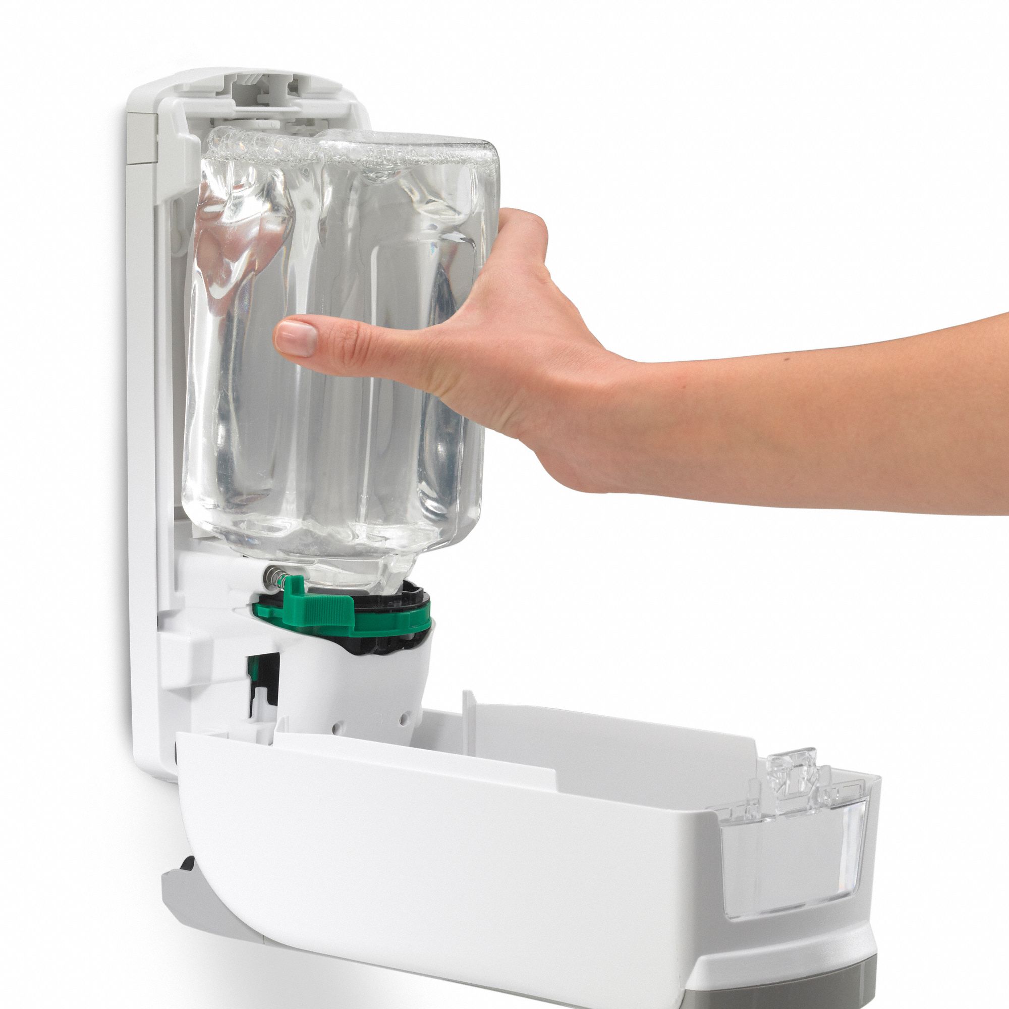 PURELL Hand Sanitizer Dispenser Purell, Liquid, 1,250 mL Refill Size, Gray 19ZE28882406UV