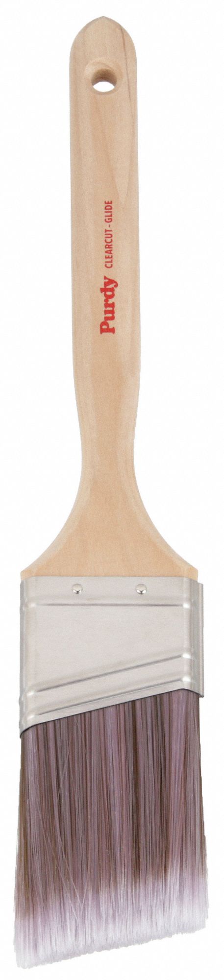 Paint Brush: Angle Sash Brush, 2 in, Synthetic, Polyester/Nylon