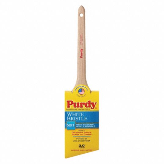 PURDY, Angle Sash Brush, 3 in, Paint Brush 19ZN35144024430 Grainger