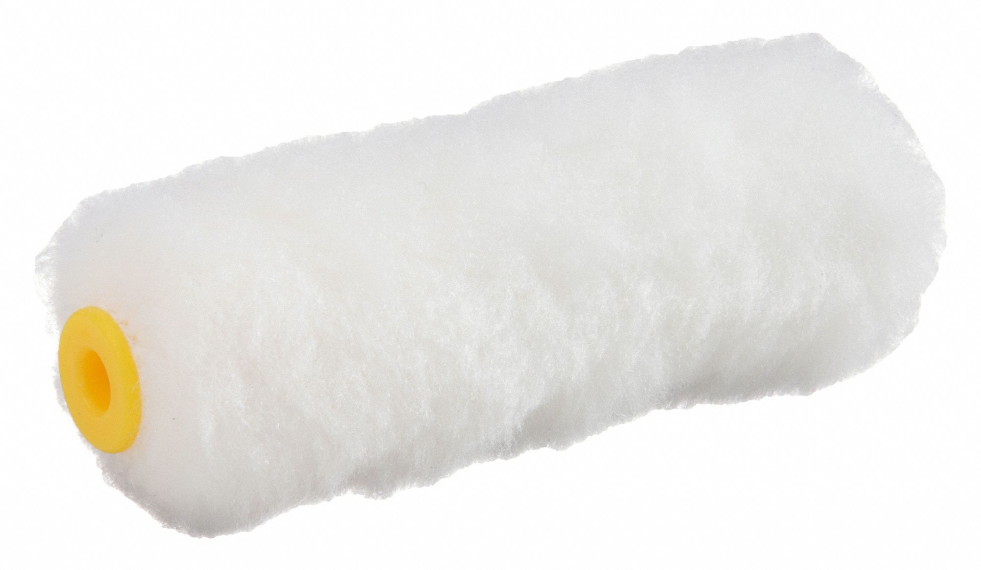 Paint Roller Cover: 4 in Lg, 1/2 in Nap Size, Dralon Fabric, White Dove(TM), Mini, 2 PK