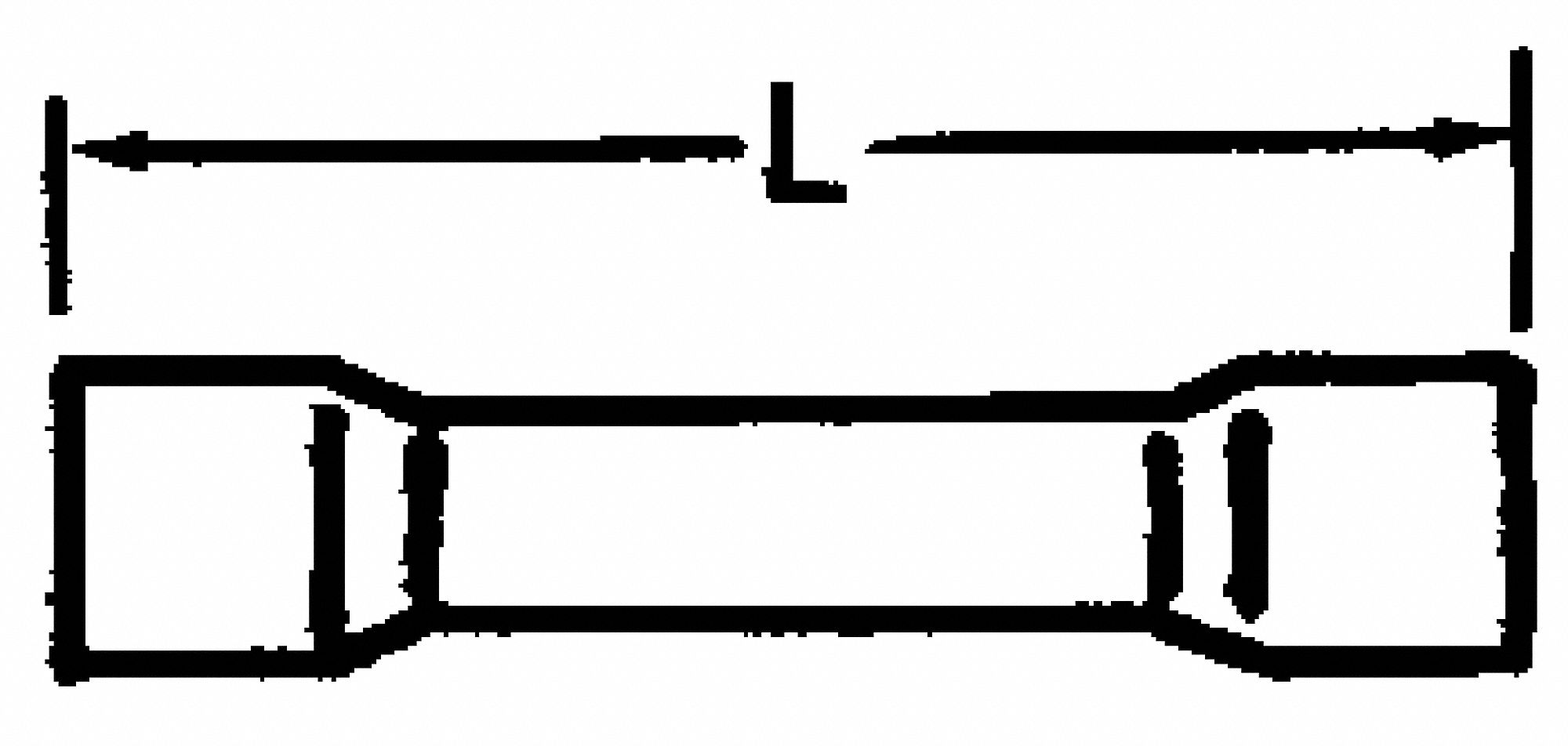 ButtSpliceConnector, Yellow, 4AWGMax, PK10