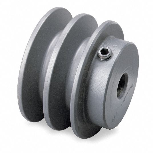 GRAINGER APPROVED 5/8 in Fixed Bore Standard VBelt Pulley, For VBelt