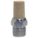 EXHAUST MUFFLER, 1/8 IN NPT THREAD, 7/16 IN HEX SIZE, NICKEL PLATED STEEL, BRONZE
