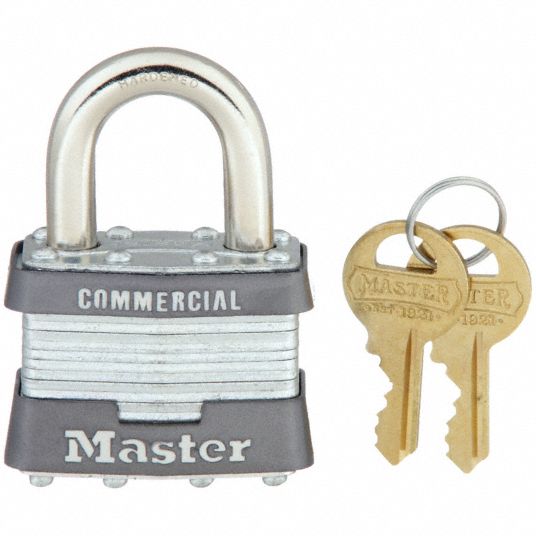 Master Lock Shackle 1 9/16 Key Padlock : Target