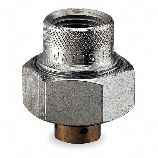 WATTS 3/4 in x 1/2 in Brass, Malleable Iron Dielectric Union with FIP x