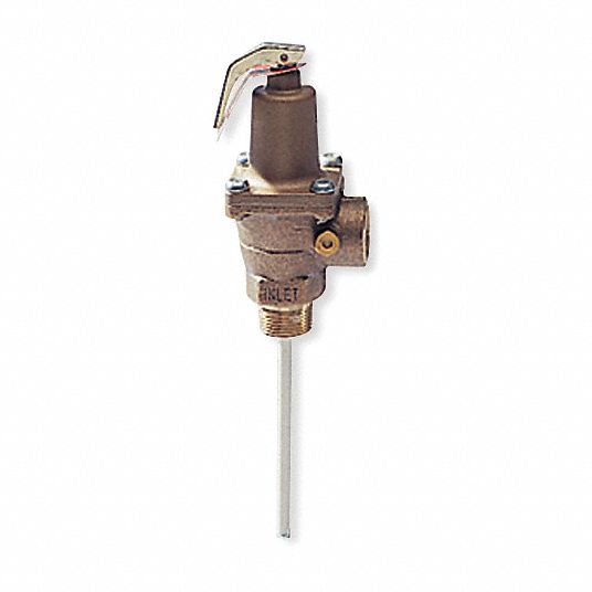 WATTS Temperature & Pressure Relief Valve, 205,000 BtuH, 150 psi, 5 in