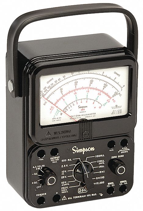 1A587 - Analog Multimeter 1000V 10A 20M Ohms