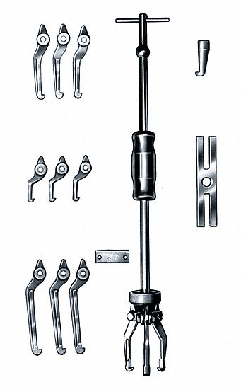 OTC Puller Set,Includes Yoke/Jaws 1A8061178 Grainger