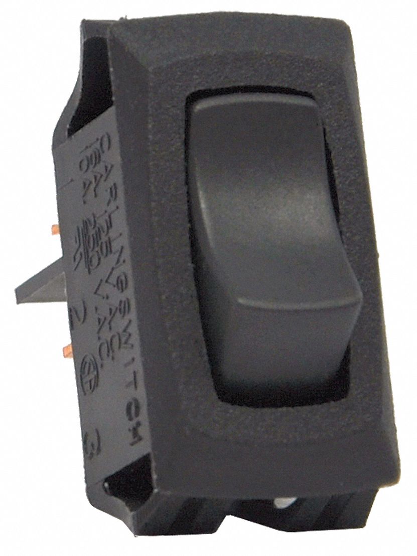 CARLING TECHNOLOGIES Rocker Switch, Contact Form SPST, Number of